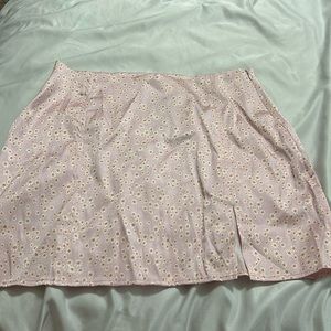 Zara floral miniskirt